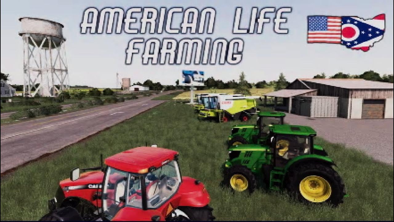 &ldquo;AMERICAN LIFE FARMING&rdquo; FS19 MAP TOUR | NEW MOD MAP Farming Simulator 19 (Review).