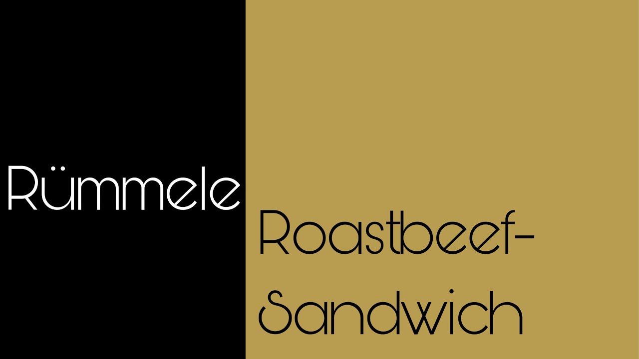 Le Creuset - Roastbeef - Sandwich