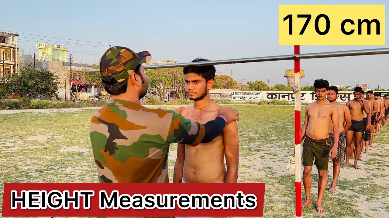 Agniveer Height Measurement 170cm!!#viral