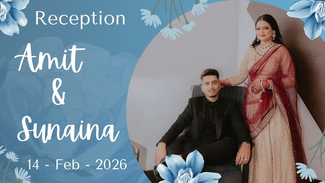 AMIT & SUNAINA / RECEPTION LIVE / 14-FEB-2026 / ATTAR LIVE