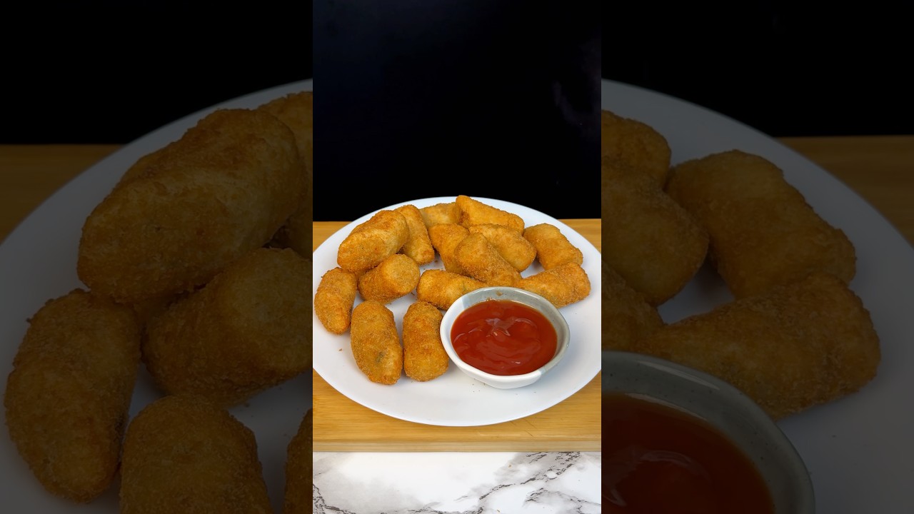 Crispy Bread Snack ASMR Cooking #shorts #asmr #recipe #crunchytreats #streetfood #food #snack