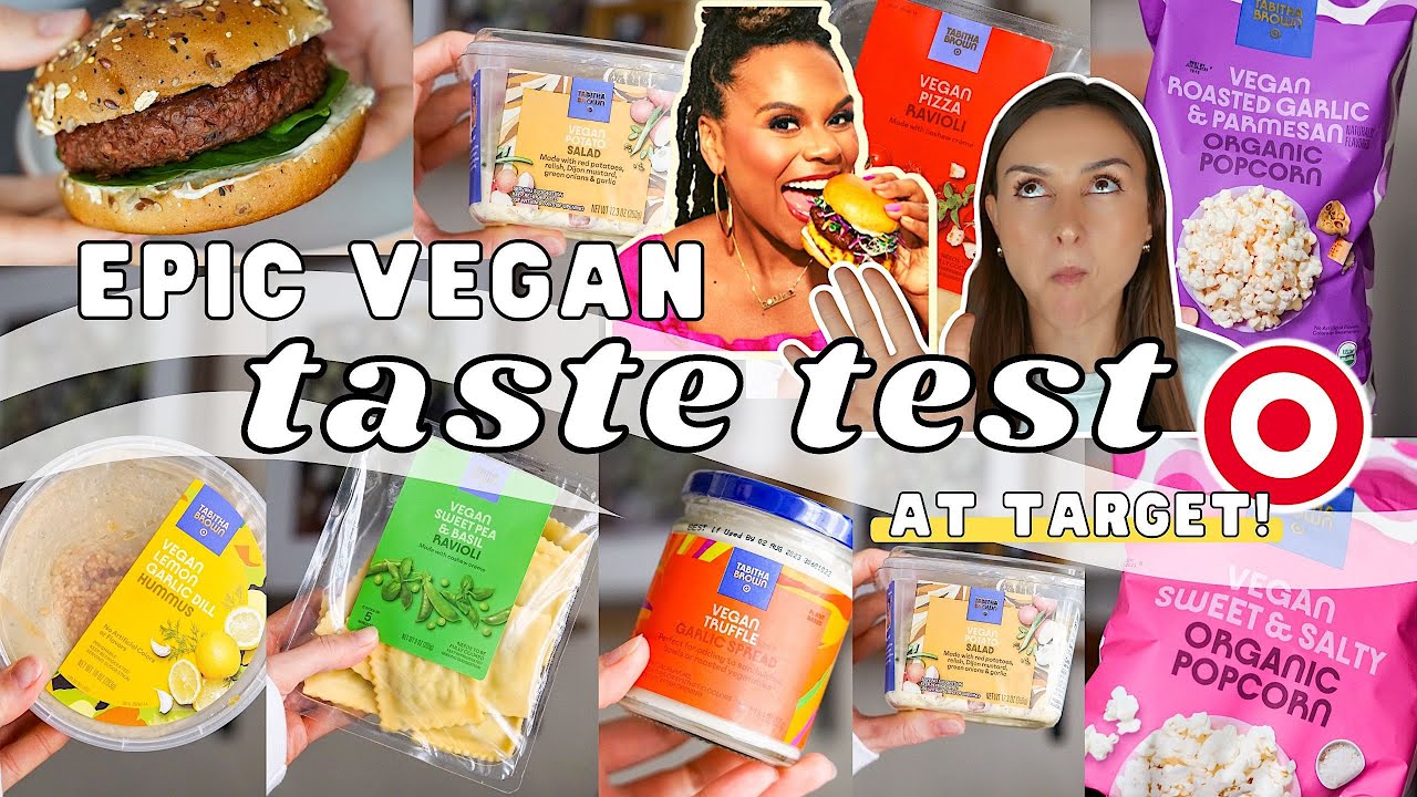 Tabitha Brown Collection Review + Taste Test 🎉 VEGAN AT TARGET