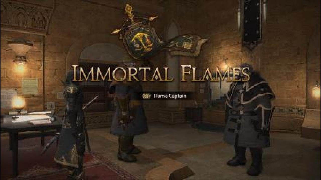 FFXIV - Immortal Flames Captain Promotion Scene