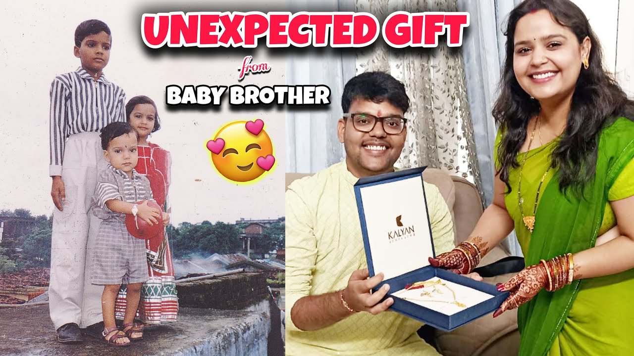 Surprised @PrettySanskari दीदी on RAKSHA BANDHAN 😍🧿🎁