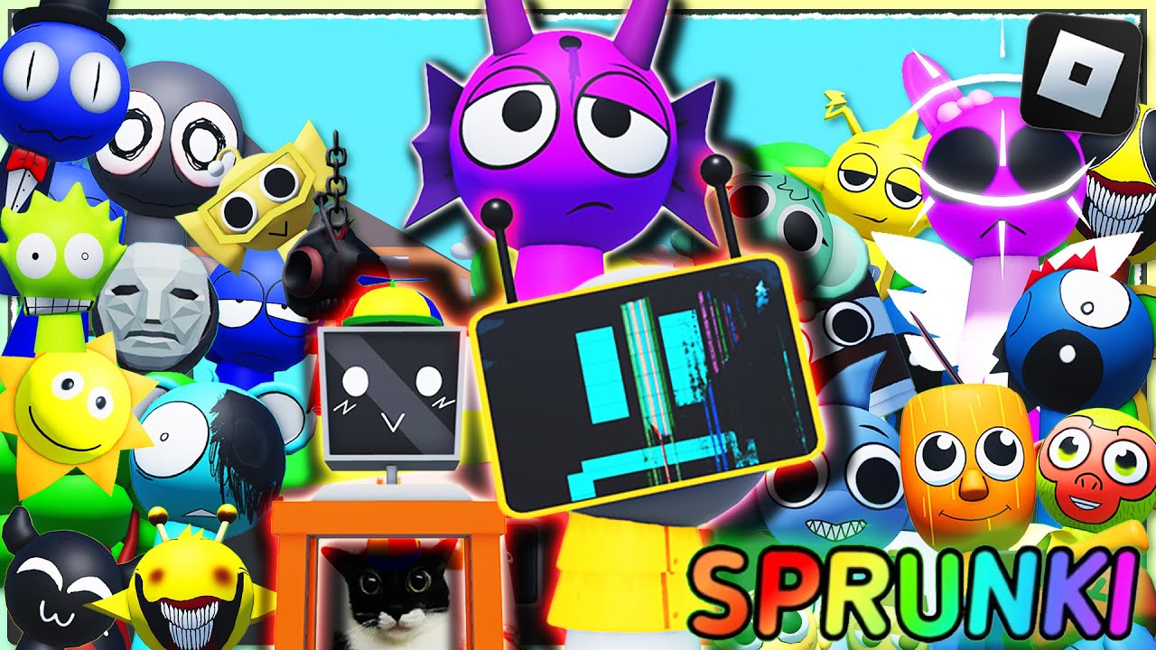 [🌈Sprunki RP 3D]🌈Durple Swapped🔎Как получить ВСЕ значки🎵 - 🎮ROBLOX [2025]