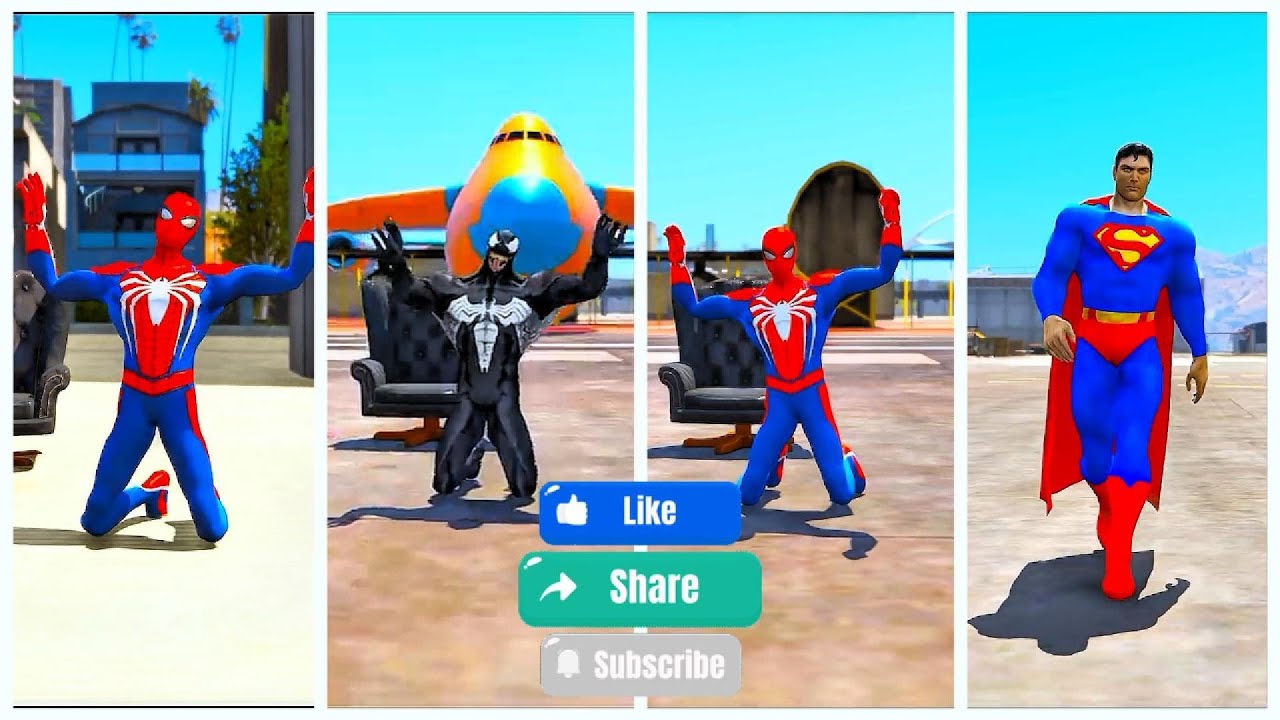 SUPERHERO MEGA BATTLE #430  MARVEL AND DC SUPERHERO MEGA BATTLE SPIDERMAN VS IRONMAN VS HULK VS THOR