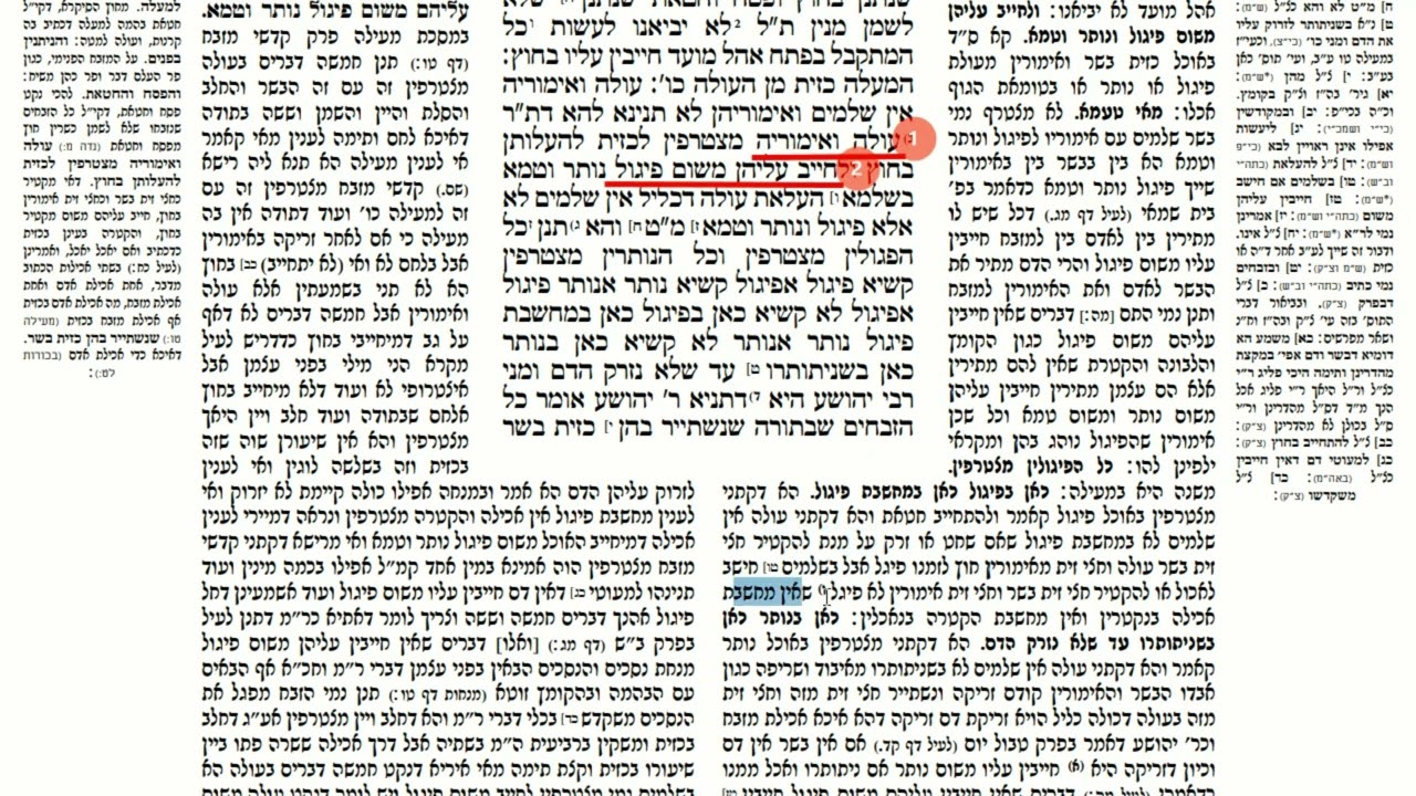 דף יומי מסכת זבחים דף קט Daf yomi Masechet Zevachim page 109  ע
