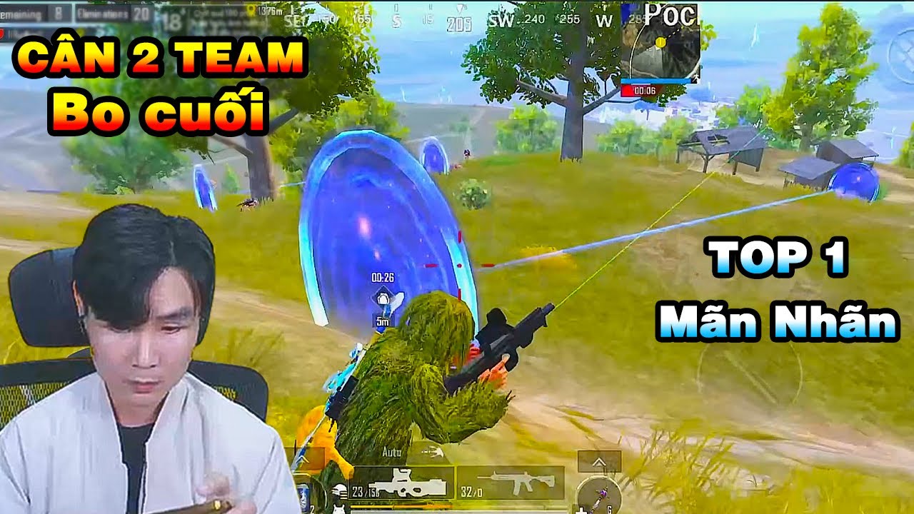 Hai team chơi khô máu với Tacaz | Pha xử lý cân 8 đỉnh cao [PUBG Mobile]