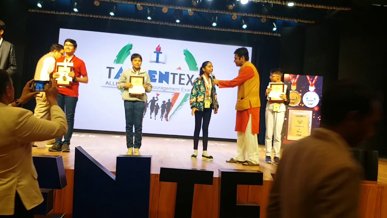 Prize distribution ceremony of Tallentex at Kota