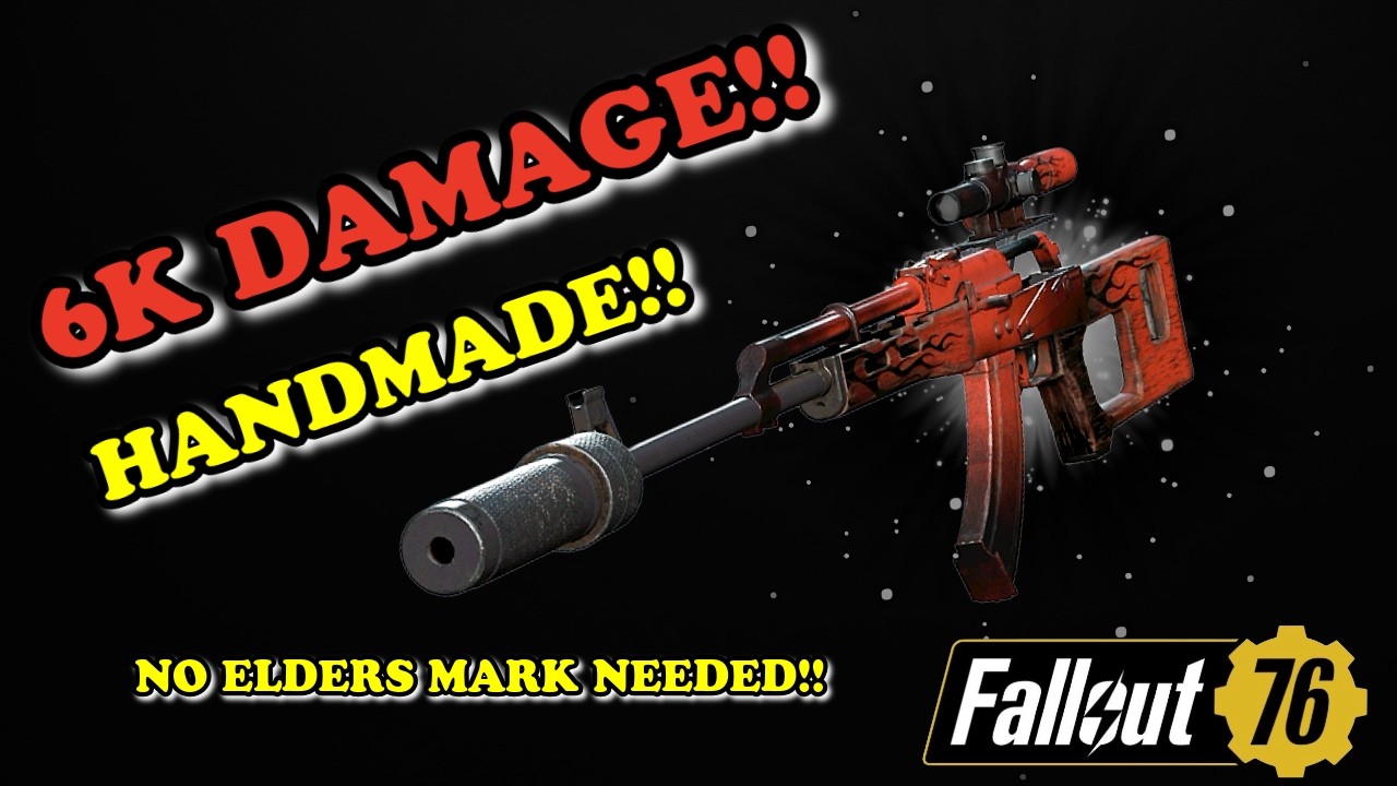 Fallout 76 - High Damage Handmade!! (Ghoul)