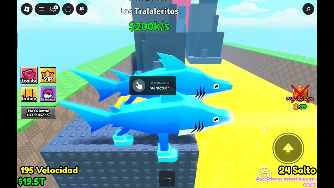 Intentando conseguir mejores cosas en escapa de la lava por brainrots