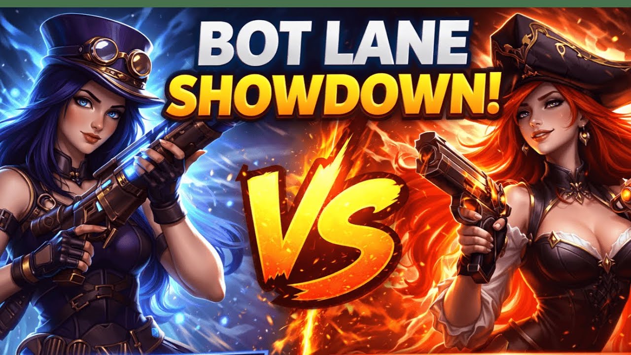 This Caitlyn vs Miss Fortune Game is INSANE 🔥 | LoL Bot Lane