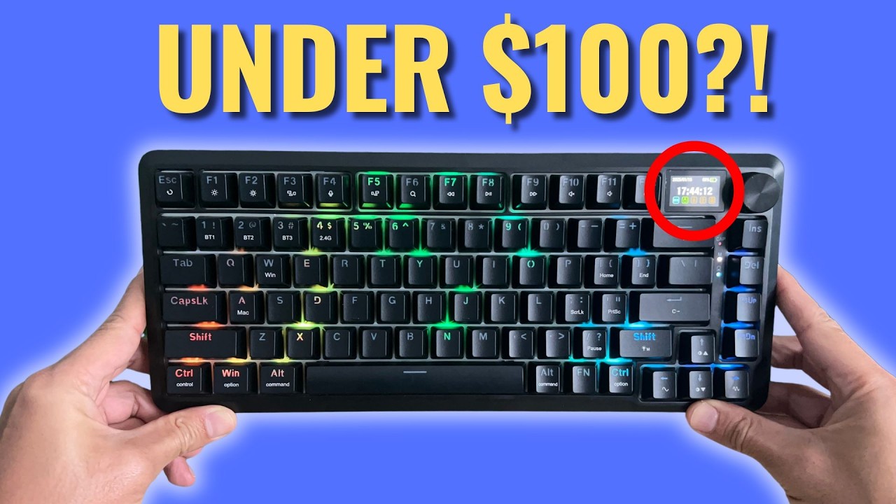 Mechanical Keyboard with LCD display under $100! Redragon FLEKACT K708 Pro
