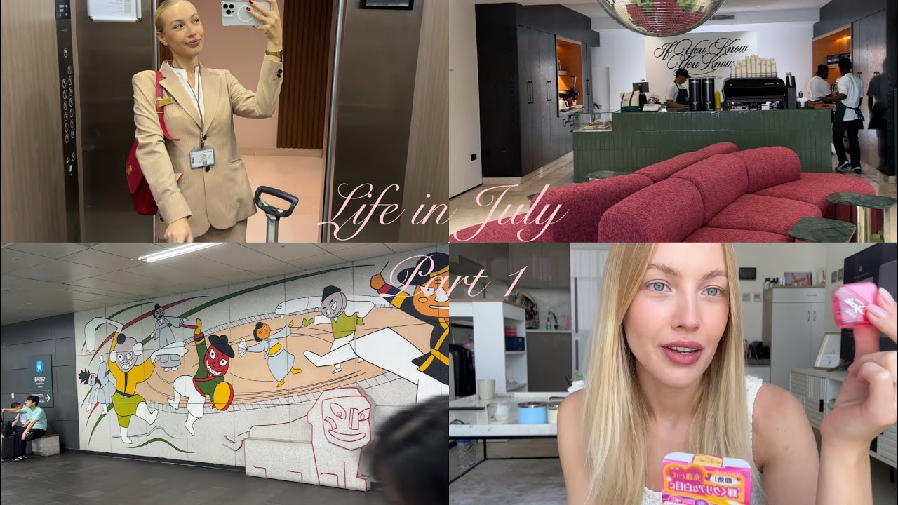 VLOG | Сеул| Токио| мои покупки в Азии| будни стюардессы Эмирейтс