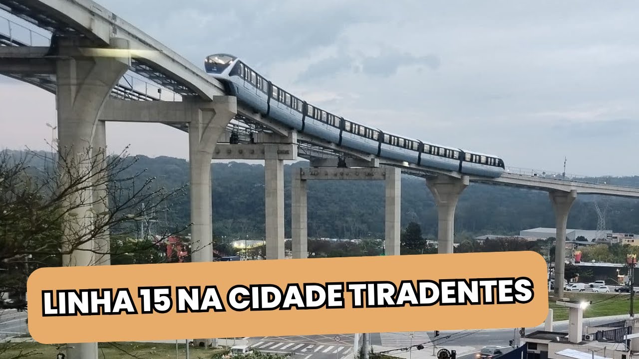 REVELADO PRAZO PARA CHEGADA DA LINHA 15 EM CIDADE TIRADENTES