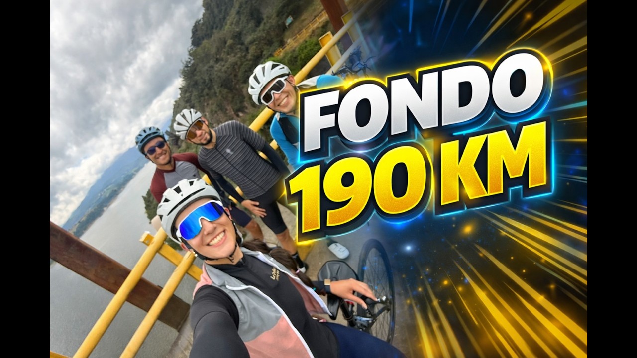 DIA DE FONDO 190 KM  con @Diana Polanía