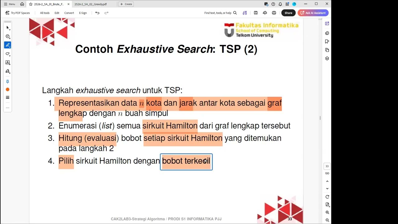 Strategi Algoritma | IF-48-01 | Pekan 3