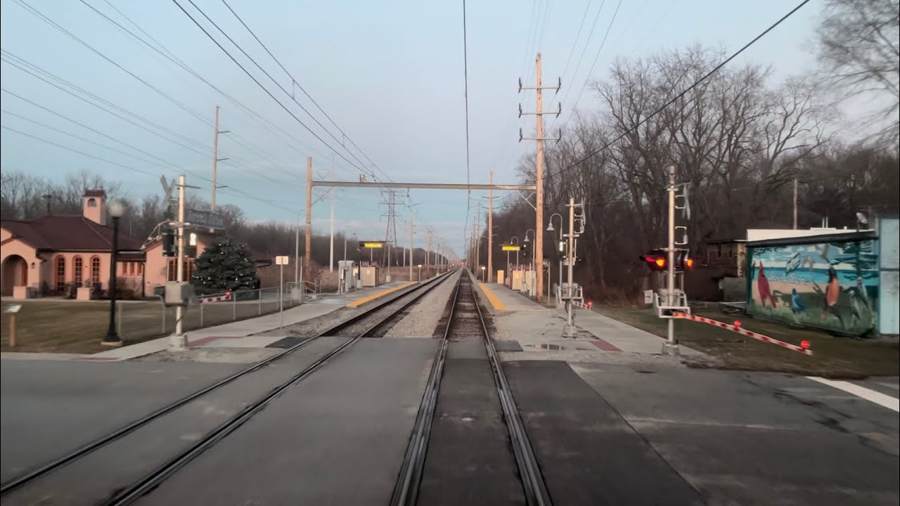 South Shore Line (Chicago - Michigan City) full cab ride! 1-10-2026
