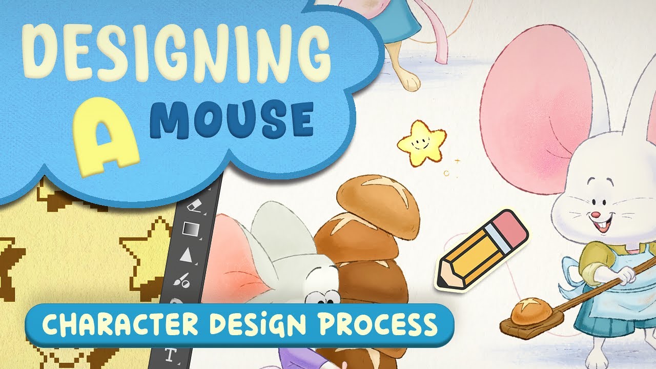 CHARACTER DESIGN ✦ Working on a little mouse 🐭