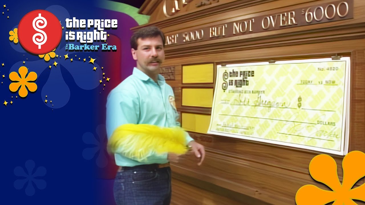This Firefighter Looked Calm Until the Blank Check Game Came Out | The Price Is Right 1989