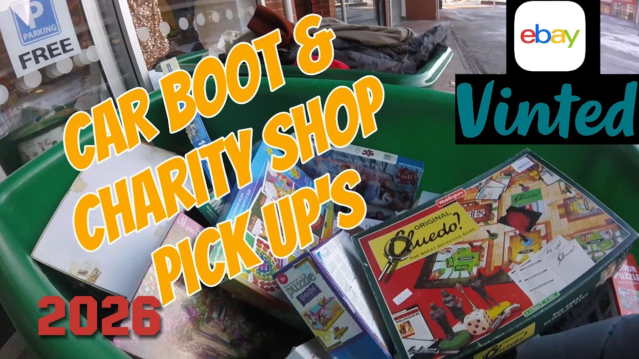 Car Boot & Charity Shop Pickups! Profits for Our Reselling Business 💰 | R & J Reselling
