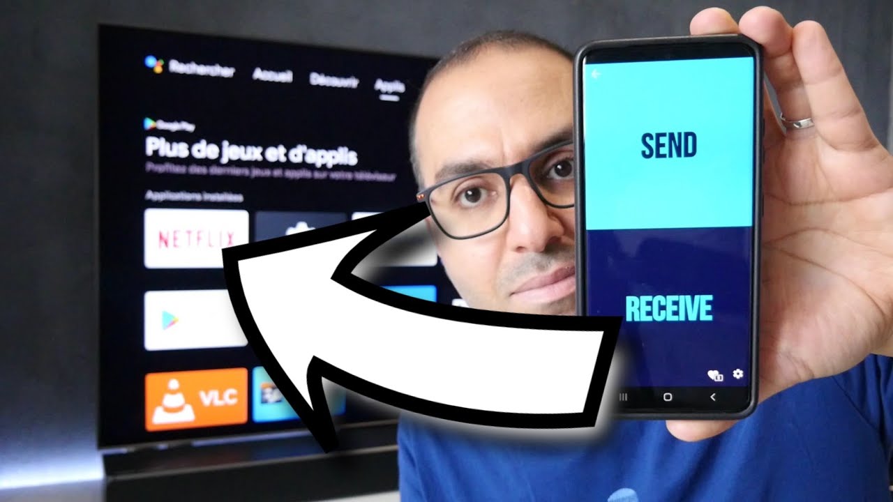 SEND FILES TO TV😱 | INSTALLER des applications depuis votre smartphone sans USB  ni Bluetooth.