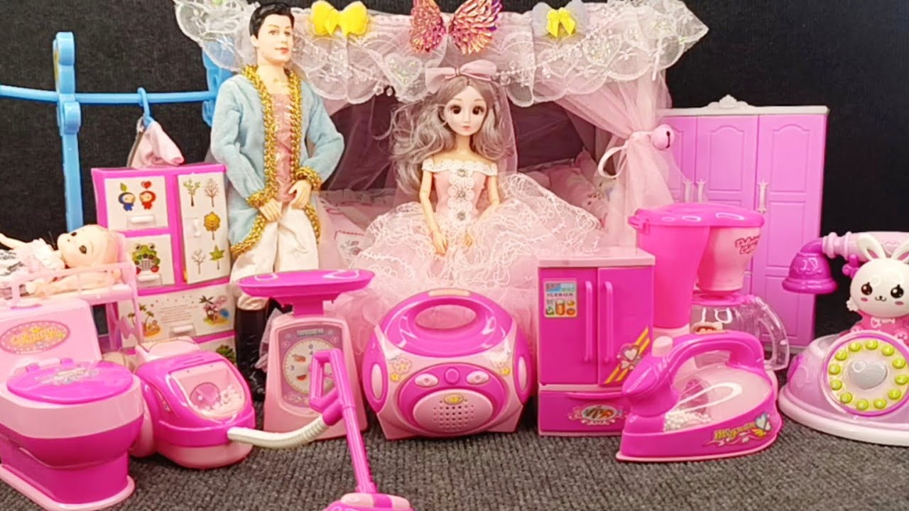 11 Minutes Satisfying with Unboxing The Magical Life of Princess Collection Toys Review | ASMR