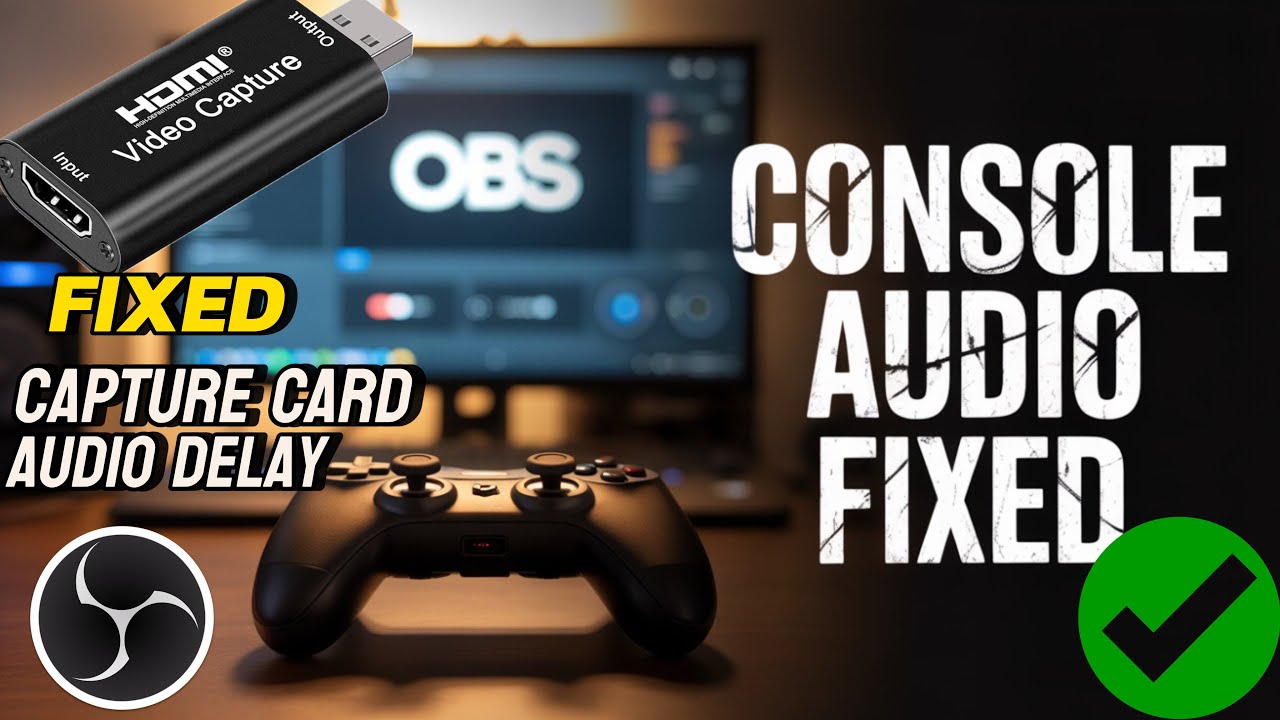 FIX Capture Card No AUDIO/SOUND DELAY for Console (PS5/XBOX/SWITCH) On PC (OBS) 2026