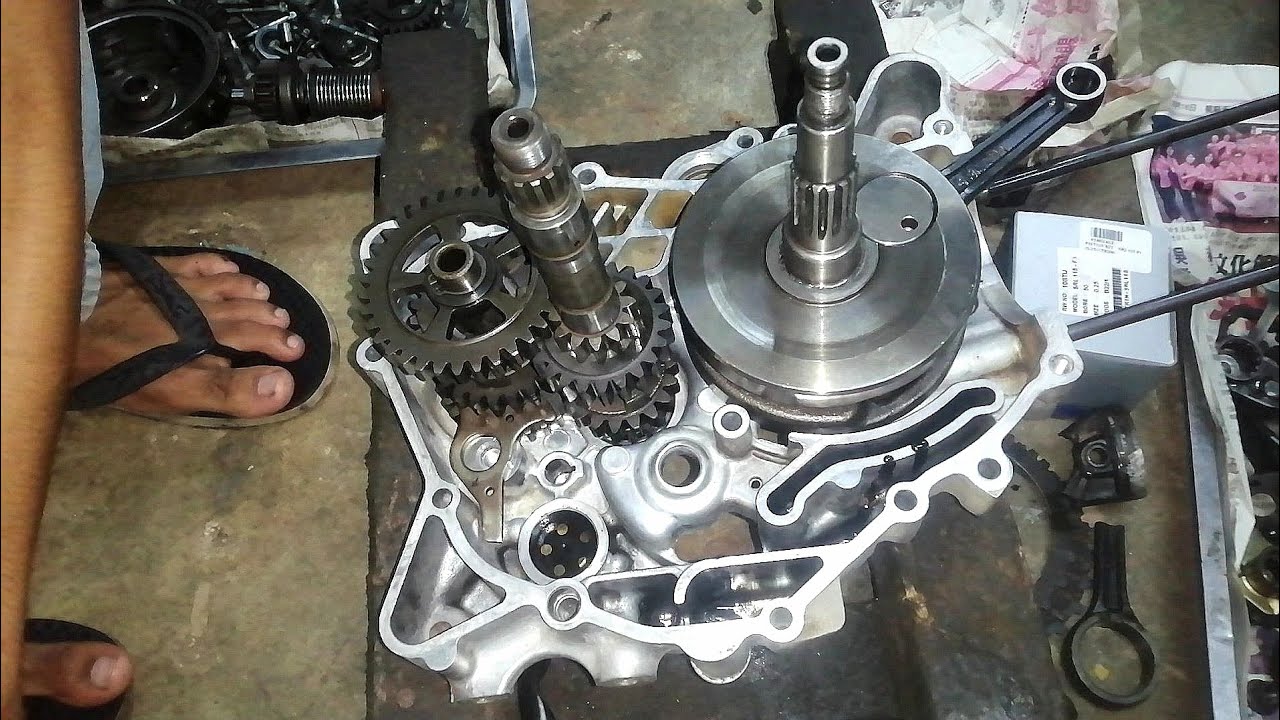 CARA SUSUN GEARBOX LAGENDA 115 FI 🧠