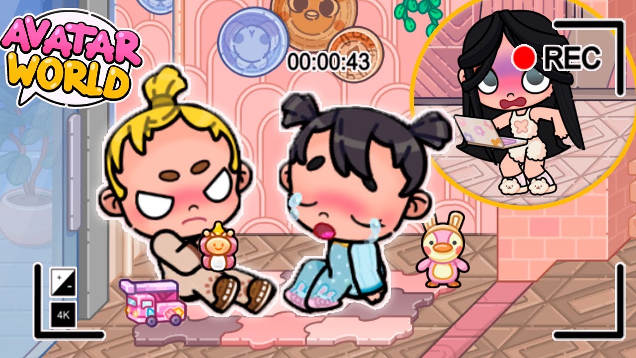 CUIDO A LA HIJA DE MI VECINA *SE PELEA CON MI HIJA 😨 LAS ESPIO* en AVATAR WORLD* NALA 💞