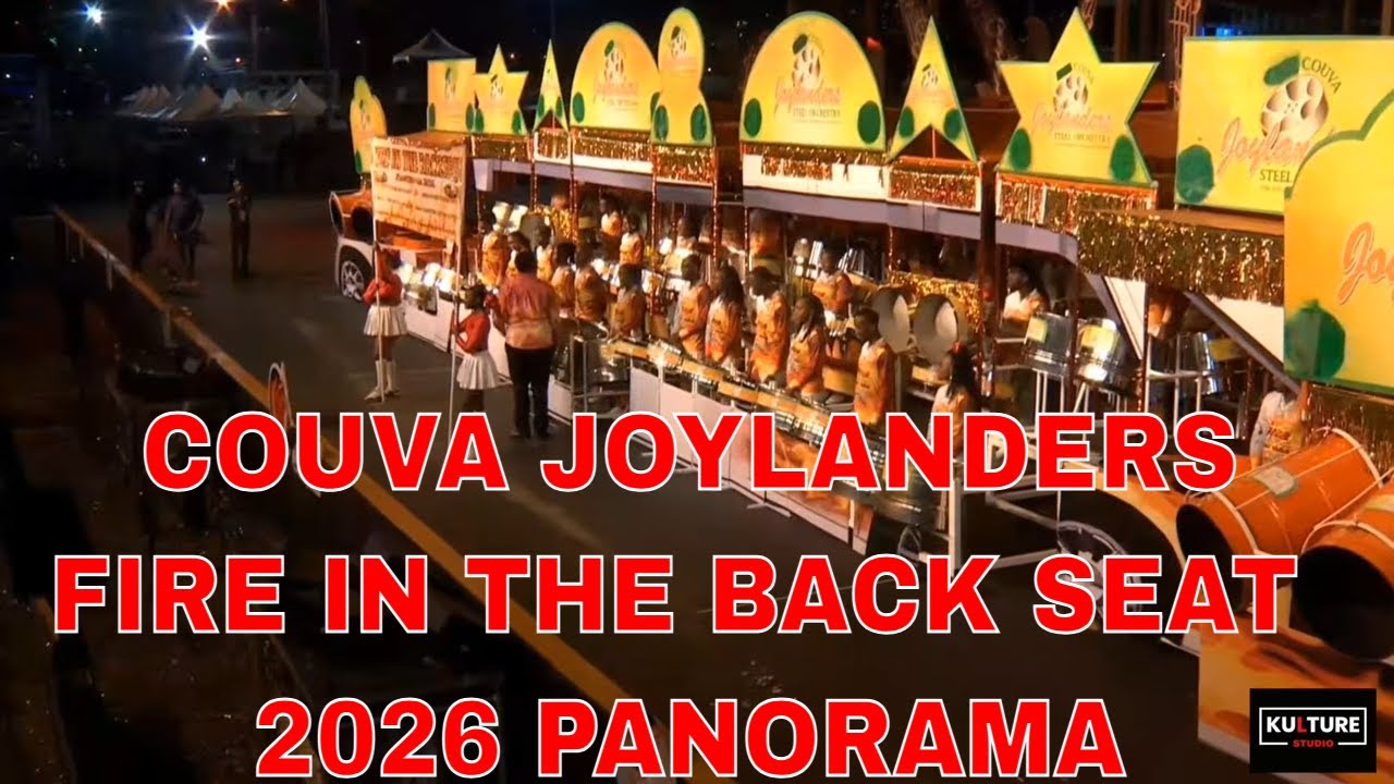 Couva Joylanders Steel Orchestra Fire in The Back Seat National Panorama 2026 Medium Band Finals