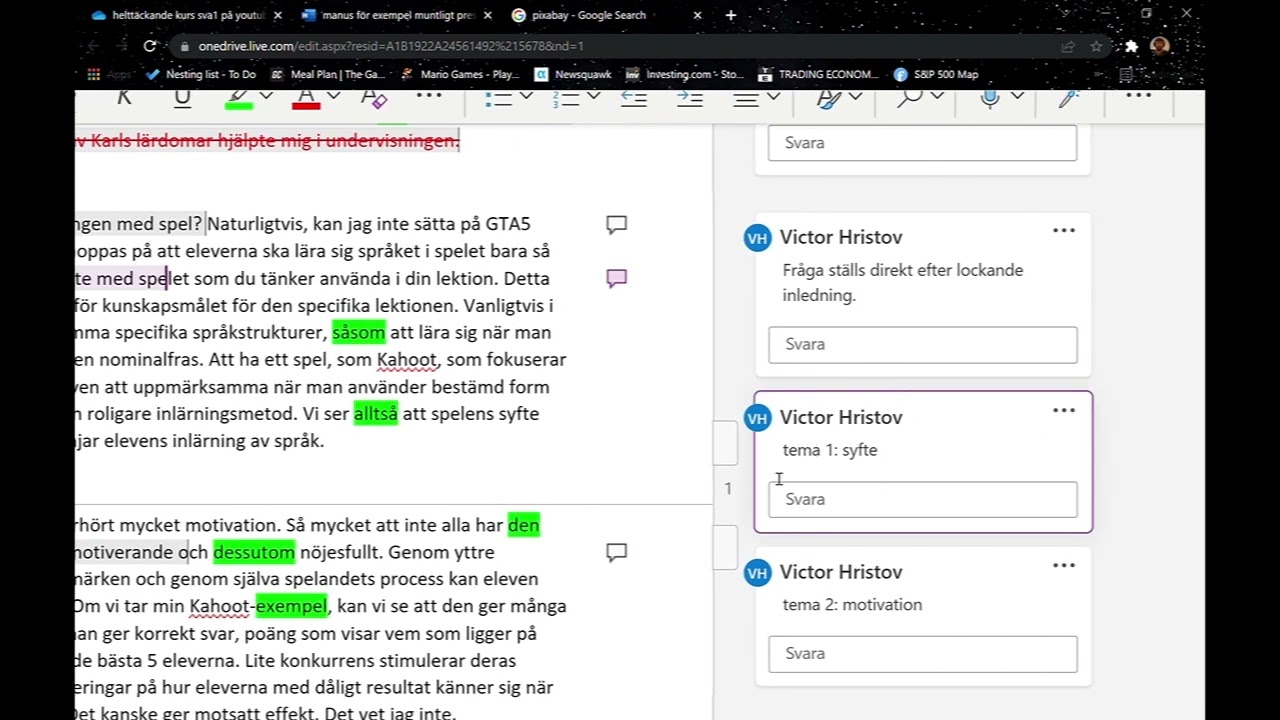 Steg för steg genomgång på förberedelsen inför min muntliga presentationsexempel