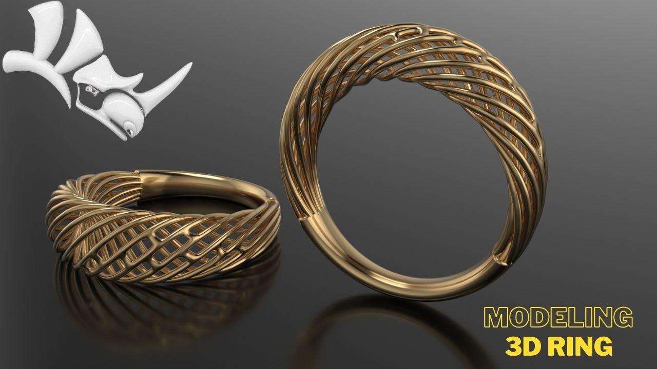Jali Ring Secrets: Intricate 3D Lattice Modeling in Rhino | #IndianJewelryCAD