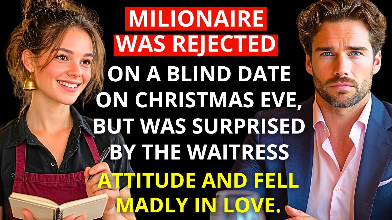 The MILLIONAIRE was rejected on the BLIND DATE at CHRISTMAS… but what the WAITRESS did won his HEART