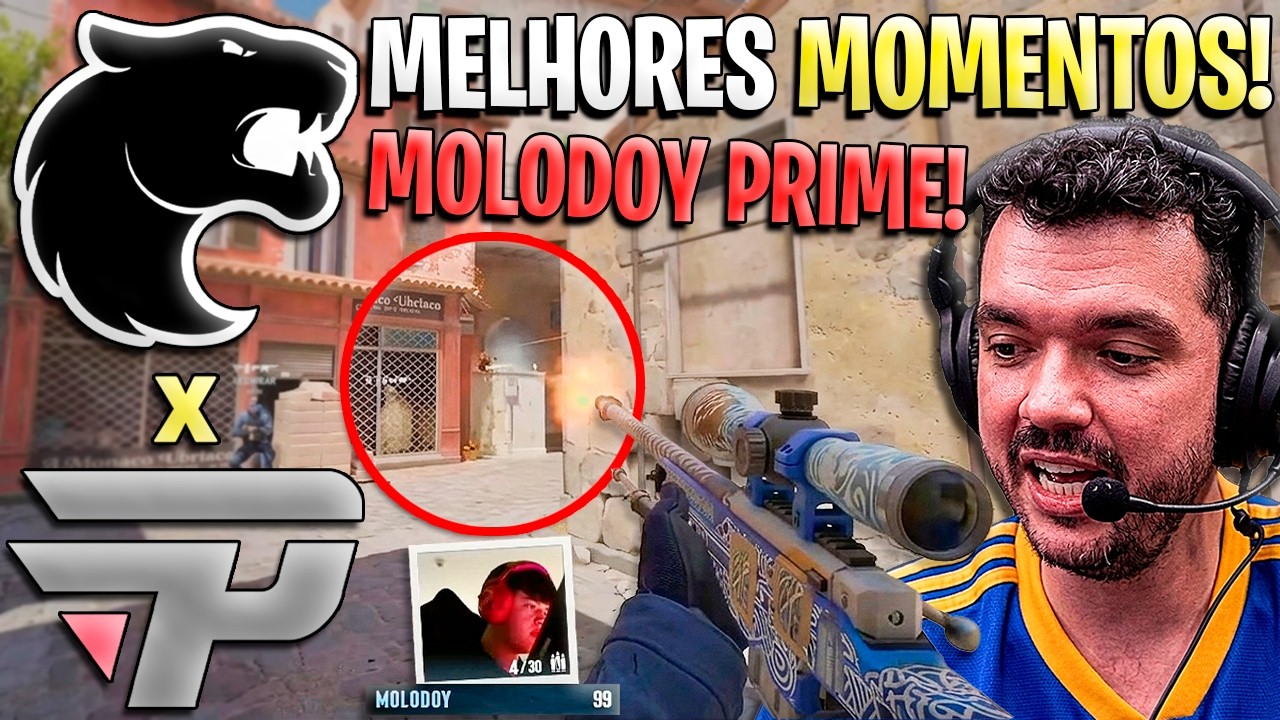 MOLODOY E KSCERATO DERAM AULA!🔥 FURIA x PAIN (MELHORES MOMENTOS) - ESL PRO LEAGUE - (GAULES)