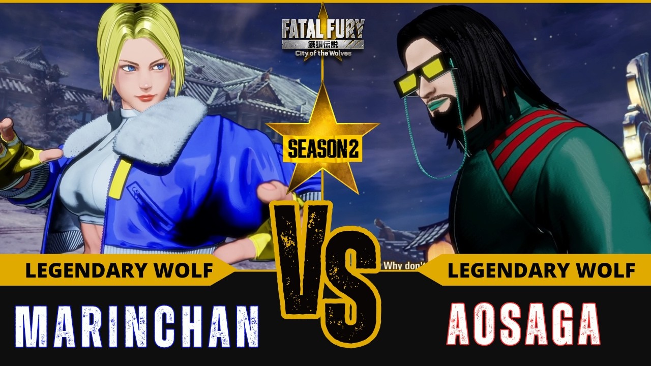 FF:CotW 🐺 MARINCHAN (Blue Mary) vs AOSAGA (Salvatore Ganacci)⭐Replay Match - FATAL FURY: CotW - 3/26