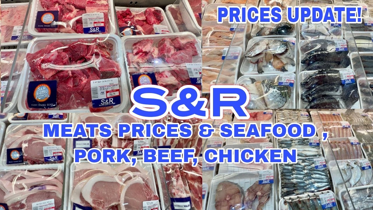 S&R | Meats Prices & Seafood, Pork, Beef, Chicken | Prices Update | Silent Vlog | #Len TV Vlog