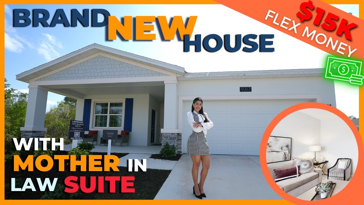 ¿WITH a MOTHER IN LAW SUITE? 😱Brand NEW HOUSE with 5.5% FIXED RATE and $15K FLEX MONEY 💵- NO CDD