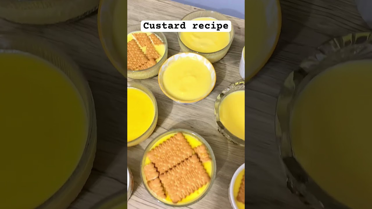 How to make Creamy vanilla custard. Custard recipe/ #vanillacustard  🥰😋