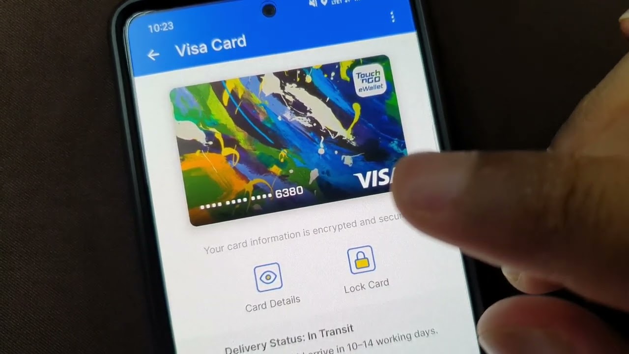 Cara Semak Status Delivery Kad VISA TouchNGo eWallet