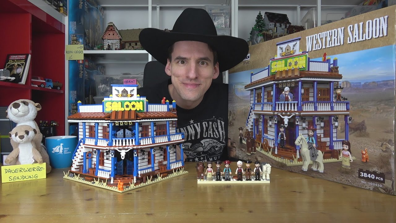 Ein Western-Saloon aus fast 4000 Teilen! BlueBrixx® Pro 103410 - Yee-Haw!