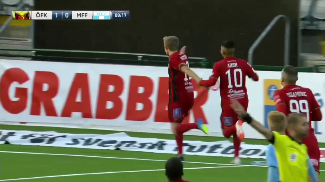 Östersunds FK 2 - 3 Malmö FF