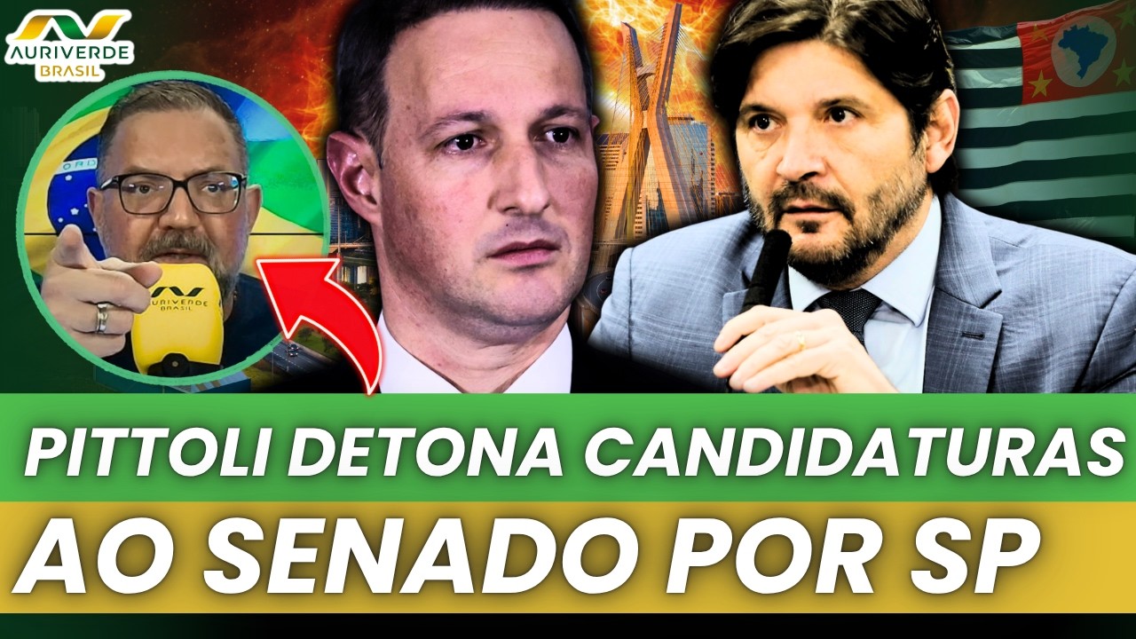 N&atilde;o contem comigo nesse cen&aacute;rio de disputa pelo Senado em SP, diz Alexandre Pittoli
