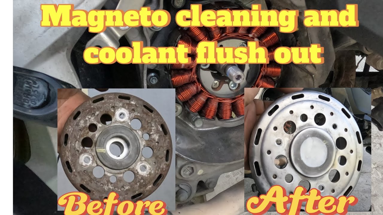 ADV 160| Magneto cleaning and Coolant Flush out