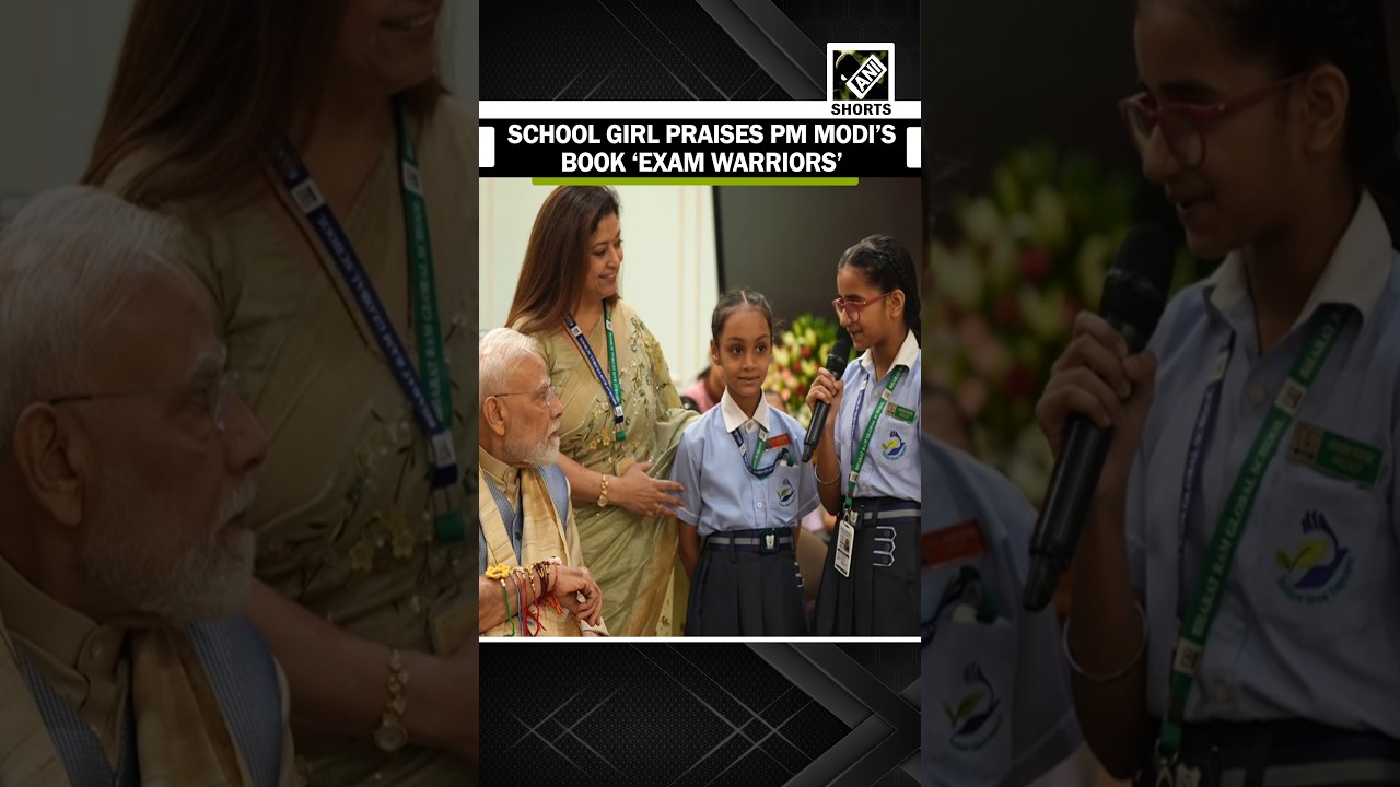 'Ab mein exam warrior hu ....': School Girl Praises PM Modi&rsquo;s Book &lsquo;Exam Warriors&rsquo;