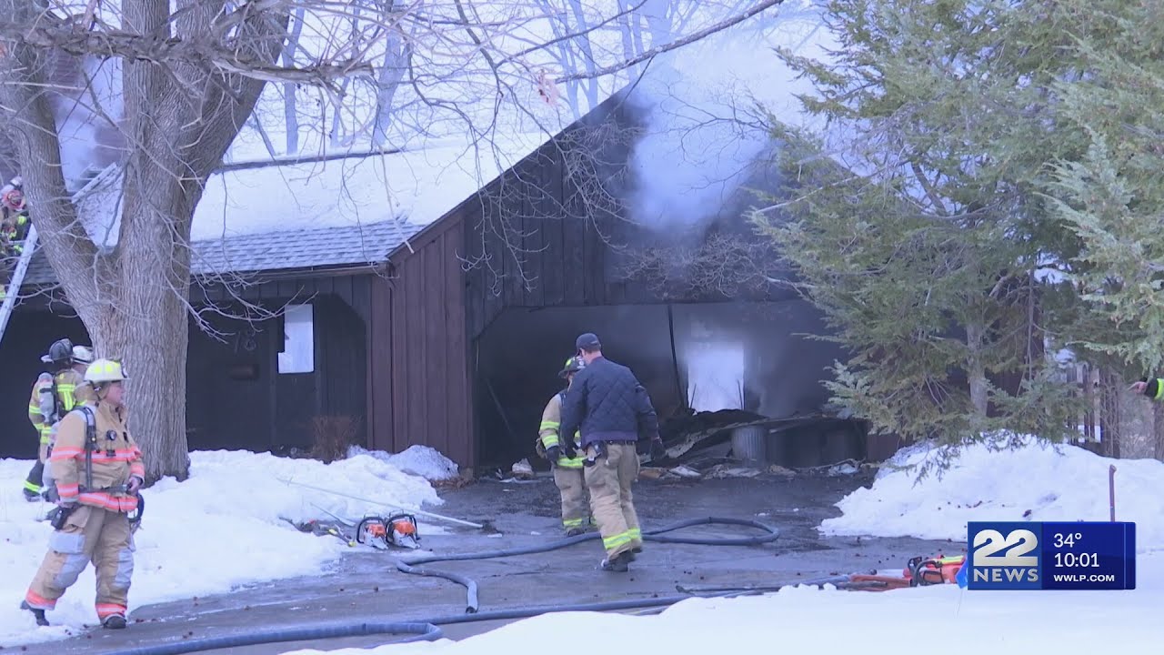 Garage fire in Longmeadow contained after off-duty firefighter helps residents escape