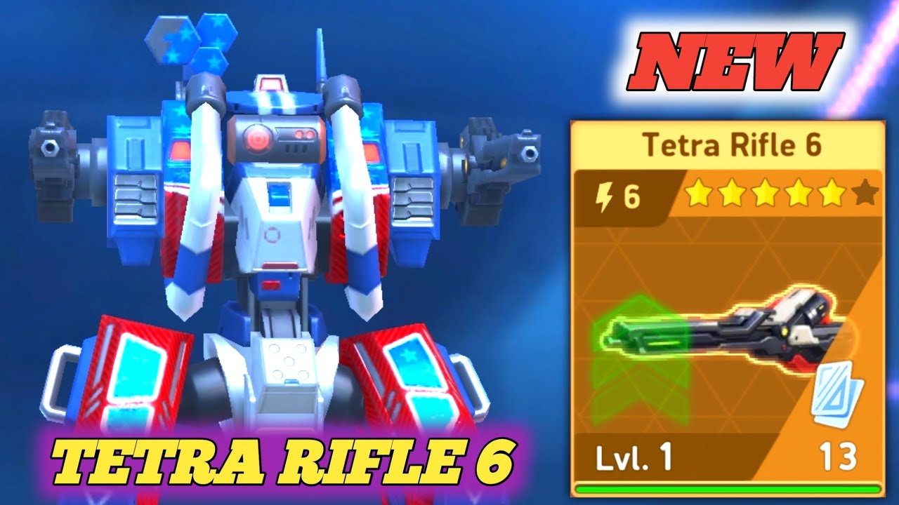 New Tetra Rifle 6 Unstoppable Destructive Gameplay With Orion - Mech Arena