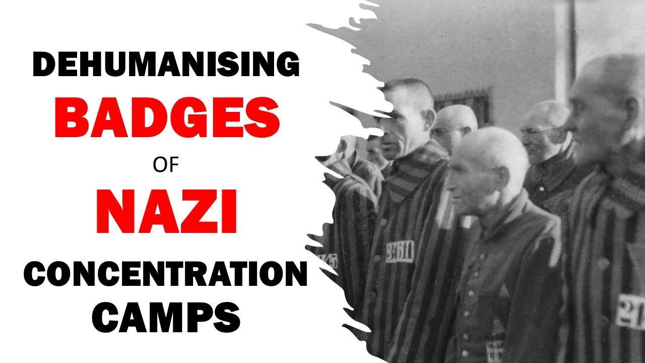 DEHUMANISING BADGES OF NAZI CONCENTRATION CAMPS