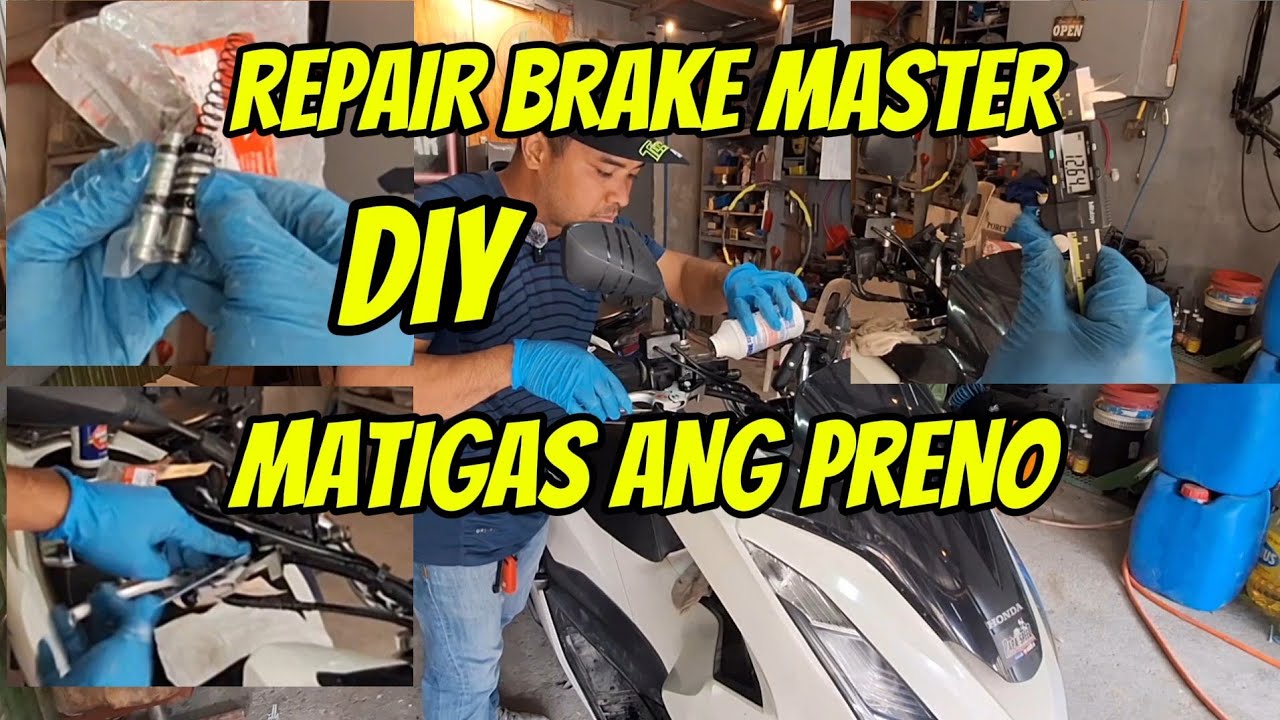 PROBLEMA SA BRAKE MASTER NG ATING PCX 160 KAYANG KAYA MONG MAG DIY REPAIR