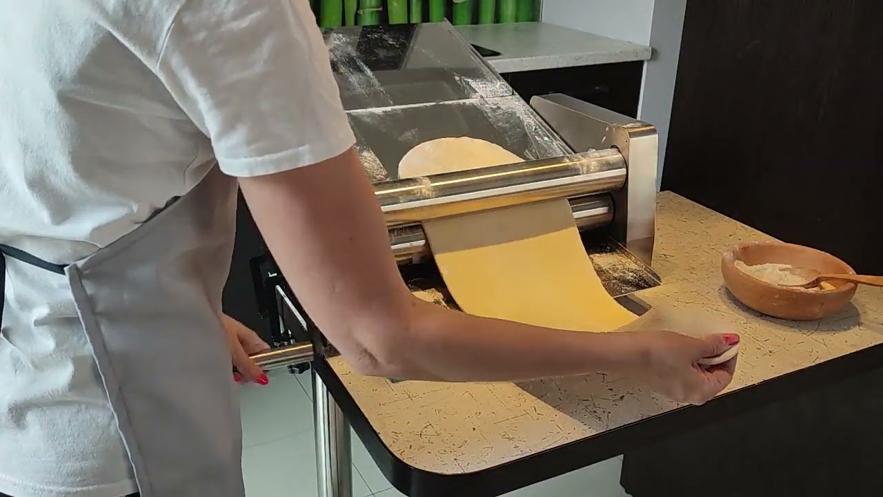 Manual Dough Sheeter for Mini Bakery and Home for Croissants, Pasta, Pizza, Pita, Pastry, Fondant